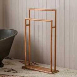 Graham & Green Bathroom Accessories<Acacia Wooden Towel Stand