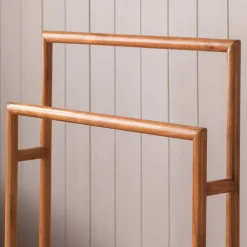 Graham & Green Bathroom Accessories<Acacia Wooden Towel Stand
