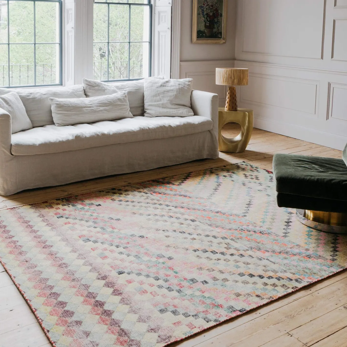 Graham & Green Rugs & Runners<Albers Hand-Knotted Rug