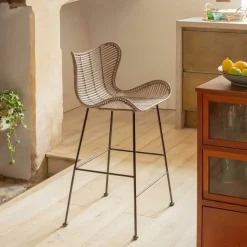 Graham & Green Stools<Alden Rattan Clay Kitchen Stool