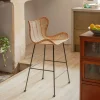 Graham & Green Stools<Alden Rattan Natural Kitchen Stool