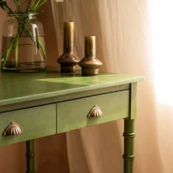 Graham & Green Desks<Alice Green Three Drawer Desk