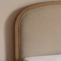 Graham & Green Beds & Headboards<Alize King Size Natural Linen Bed