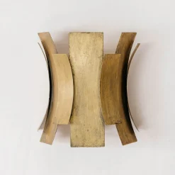 Graham & Green Wall Lights & Sconces<Alonso Gold Curve Wall Light