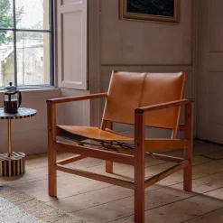 Graham & Green Armchairs<Alonzo Leather Armchair
