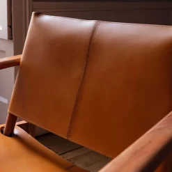 Graham & Green Armchairs<Alonzo Leather Armchair