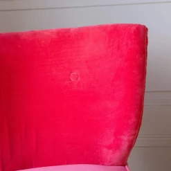 Graham & Green Cocktail Chairs<Alpana Coral Velvet Cocktail Chair