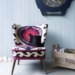 Graham & Green Cocktail Chairs<Alpana Suzani Patterned Cocktail Chair