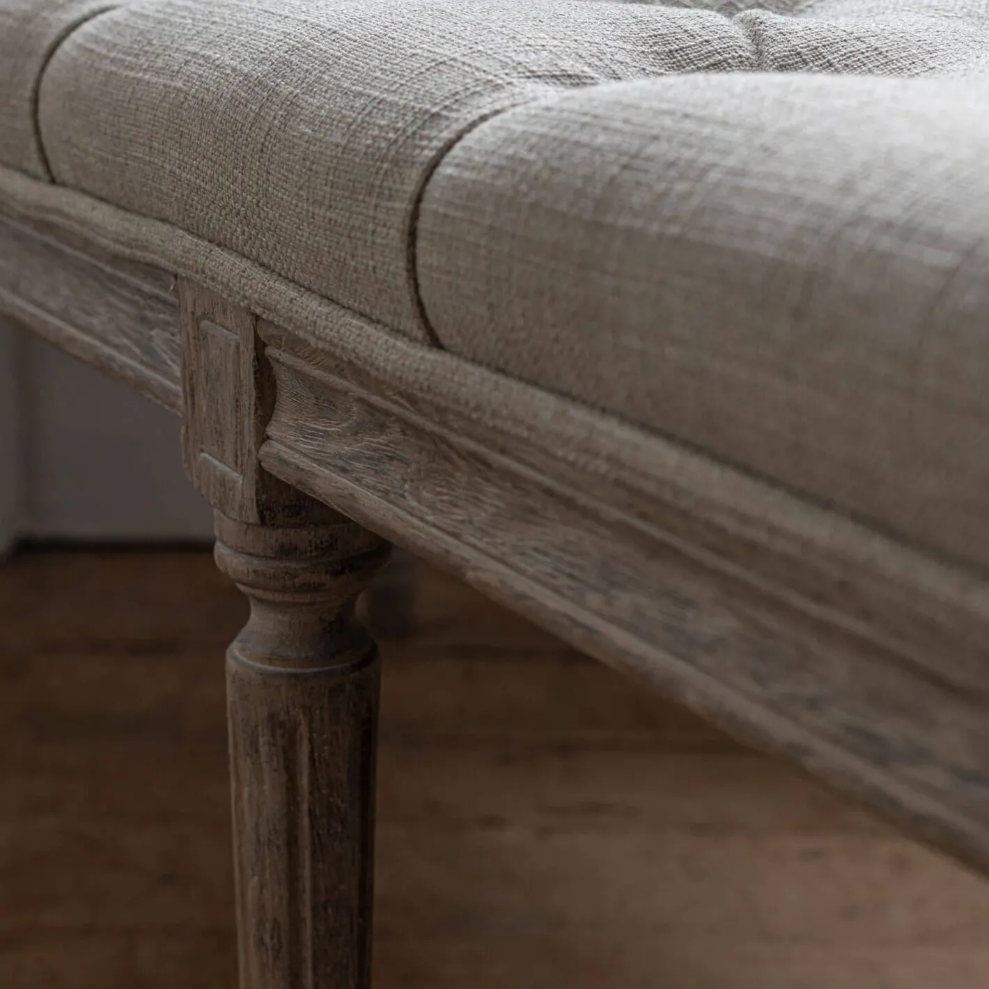 Graham & Green Benches & Ottomans|Ottomans & Benches<Amalie Linen Bench