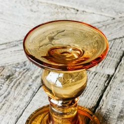 Graham & Green Candle Holders & Candles<Amber Glass Candle Holders