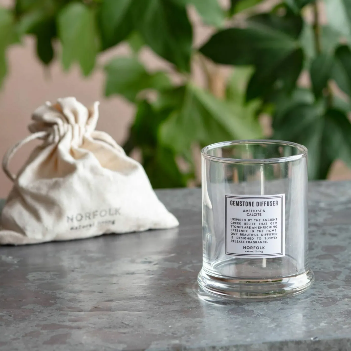 Graham & Green Home Fragrance|Home Fragrance<Amethyst and Calcite Gemstone Diffuser Votive
