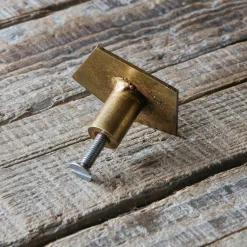 Graham & Green Knobs & Handles<Angular Brass Plated Knob