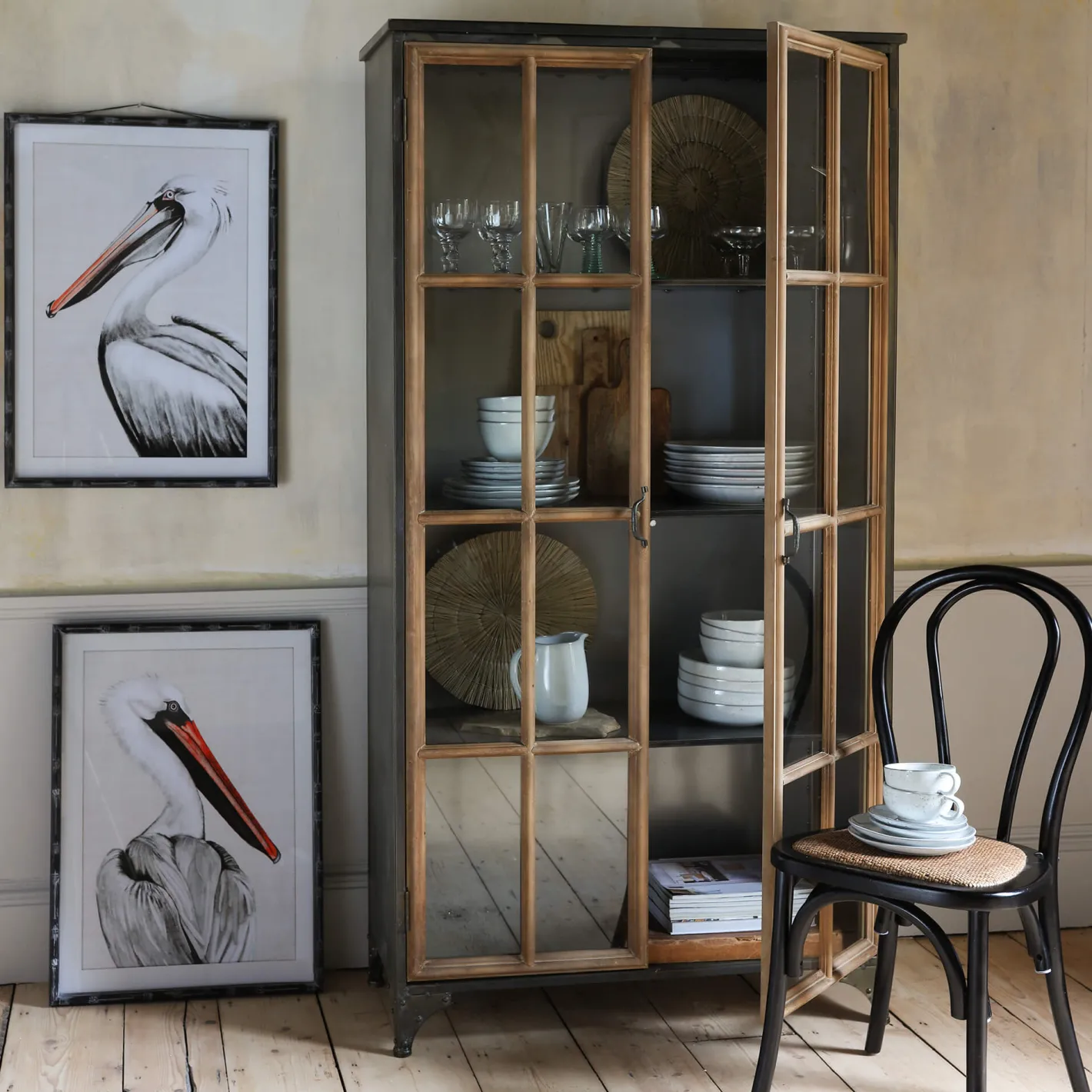Graham & Green Cabinets & Cupboards<Annecy Glass Display Cabinet