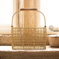 Graham & Green Outdoor Dining|Kitchen Accessories<Antique Brass Cutlery Holder