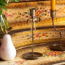 Graham & Green Candle Holders & Candles<Antique Brass Tall Candle Holder