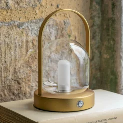 Graham & Green Table Lamps<Antiqued Bronze Dome LED Table Lamp