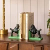 Graham & Green Bookends & Paperweights<Antiqued Cast Iron Black Poodle Bookends