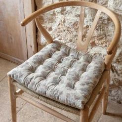 Graham & Green Seat Pads & Bed Rolls|Seat Pads & Bed Rolls<Antiqued Floral Block Printed Seat Pads