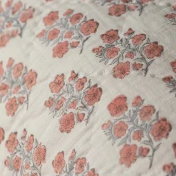 Graham & Green Quilts & Bedding<Antiqued Floral Block Printed Quilts