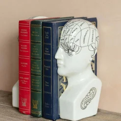 Graham & Green Bookends & Paperweights|Decorative Accessories<Antiqued Phrenology Head Bookends