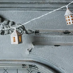 Graham & Green String Lights<Antiqued Winter Village Garland