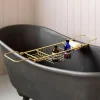 Graham & Green Bathroom Accessories<Antique Gold Over the Bath Tub Caddy