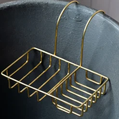 Graham & Green Bathroom Accessories<Antique Gold Side of the Bath Caddy