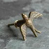 Graham & Green Knobs & Handles<Antique Gold Swallow Metal Knob