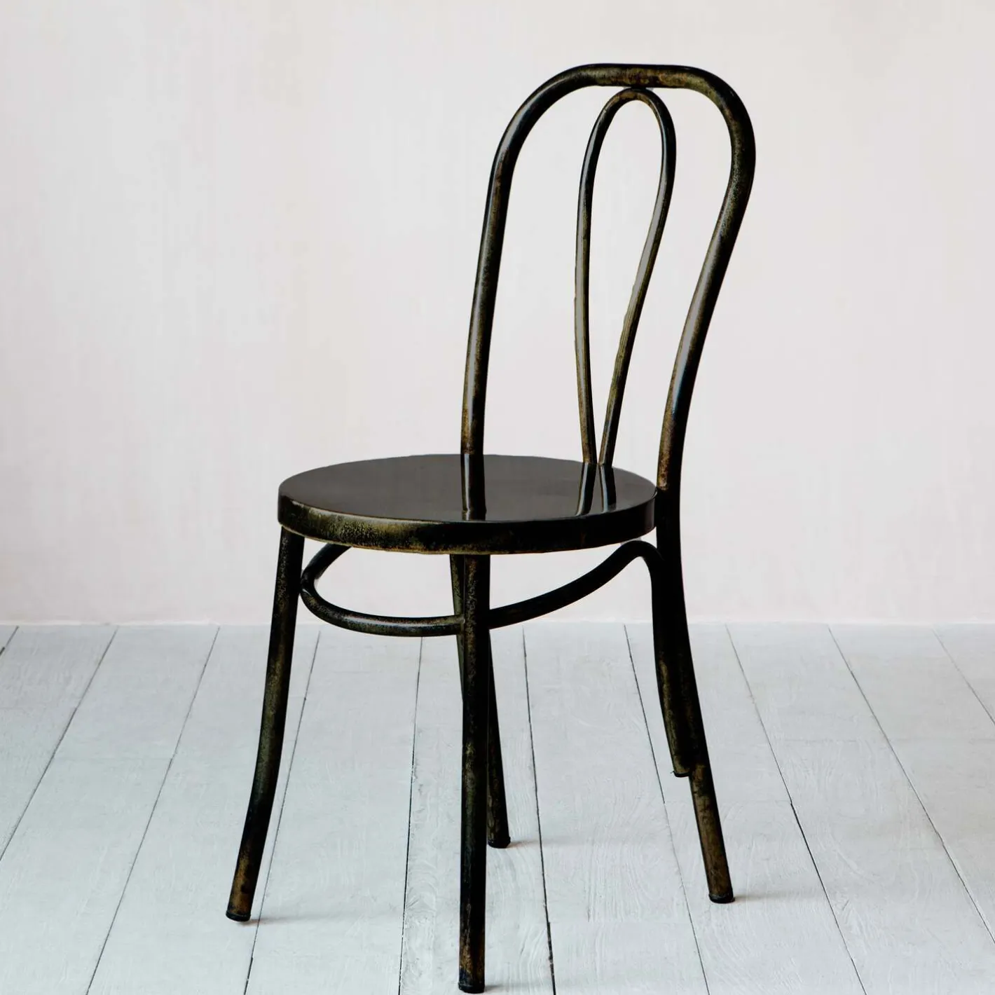 Graham & Green Dining Chairs<Antique Nickel Café Chair