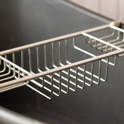 Graham & Green Bathroom Accessories<Antique Silver Over the Bath Tub Caddy