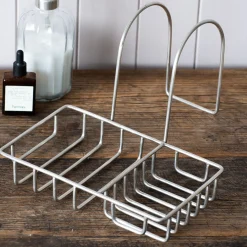 Graham & Green Bathroom Accessories<Antique Silver Side of the Bath Caddy