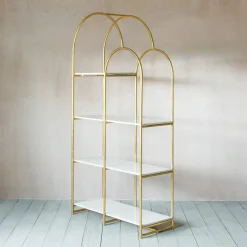 Graham & Green Shelves & Bookcases<Anwen Arch Marble Shelving Unit