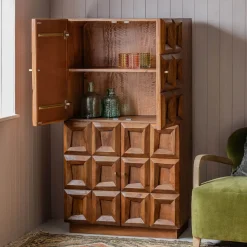Graham & Green Cabinets & Cupboards<Apsley Tile Four Door Tall Cabinet