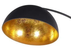 Graham & Green Floor Lamps<Arc Black Metal Floor Lamp