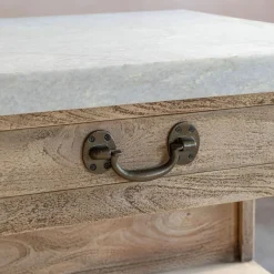 Graham & Green Kitchen Islands|Kitchen Islands And Larders<Aria Marble Topped Kitchen Breakfast Bar