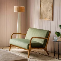 Graham & Green Ready To Go Sofas<Ashton Two Seater Moss Green Sofa