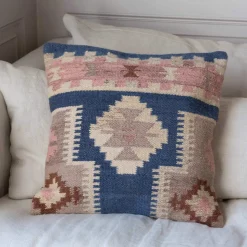 Graham & Green Sofa Cushions|Cushions<Asmee Square Blue Cushion