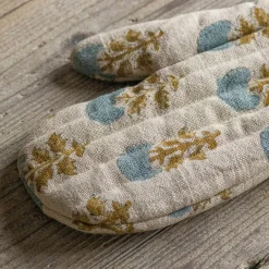 Graham & Green Kitchen Textiles<Asta Block Printed Oven Mitt