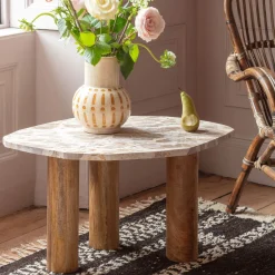 Graham & Green Side Tables<Atticus Brown Marble Side Table