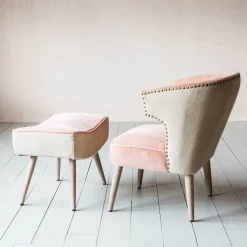 Graham & Green Footstools|Footstools<Audrey Rose Velvet Stool