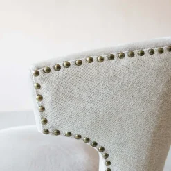 Graham & Green Armchairs<Audrey Silver Velvet Chair