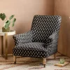 Graham & Green Armchairs<Avree Black Ikat Armchair