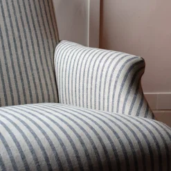 Graham & Green Armchairs<Avree Striped Linen Armchair