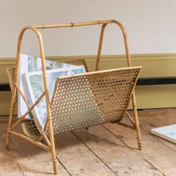 Graham & Green Household Storage<Bamboo Effect Magazine Rack