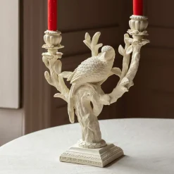 Graham & Green Candle Holders & Candles<Beatrix Bird Double Candle Holder