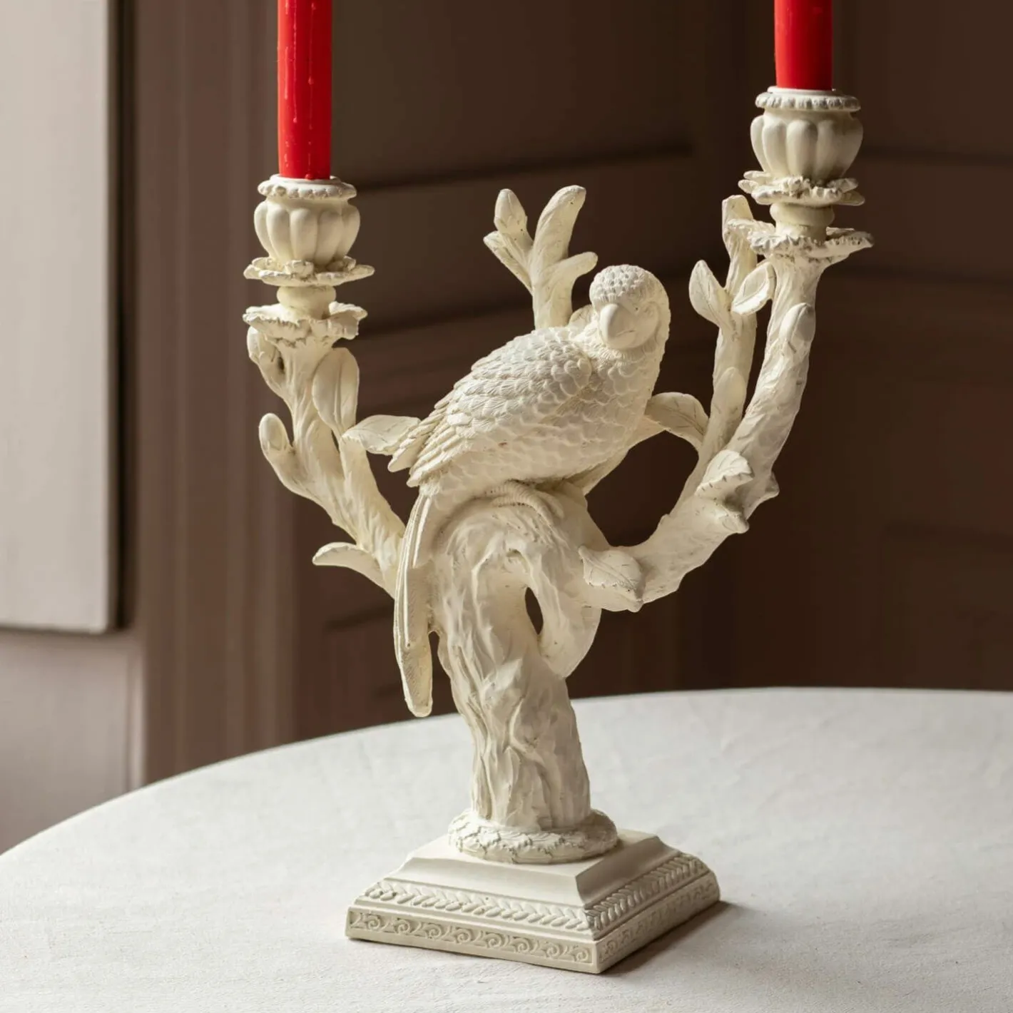 Graham & Green Candle Holders & Candles<Beatrix Bird Double Candle Holder