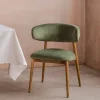 Graham & Green Dining Chairs<Beaufort Moss Green Velvet Dining Chair