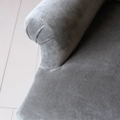 Graham & Green Armchairs<Bella Grey Velvet Armchair