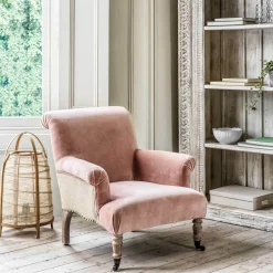 Graham & Green Armchairs<Bella Rose Velvet Armchair