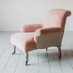 Graham & Green Armchairs<Bella Rose Velvet Armchair